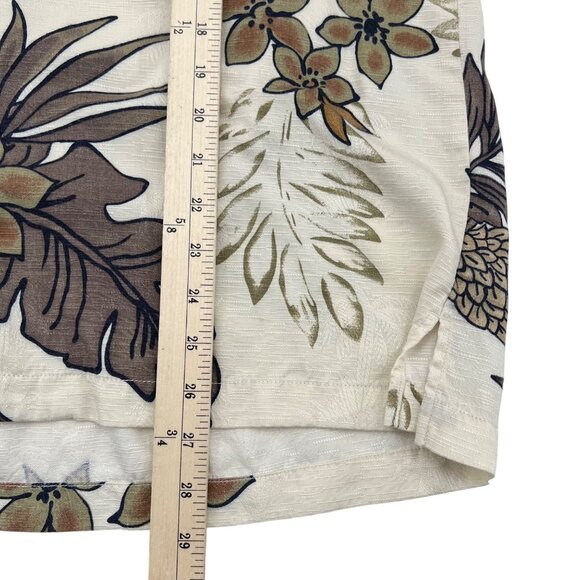 Havana Jacks Cafe Tropical Breeze Wear Rayon Floral Hawaiian Shirt L - Picture 4 of 5